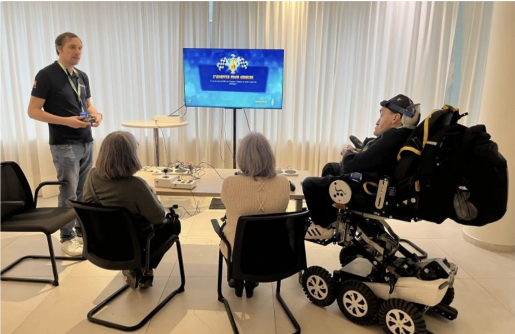 Atelier gaming inclusif de sensibilisation au handicap avec Jérémy Lecerf