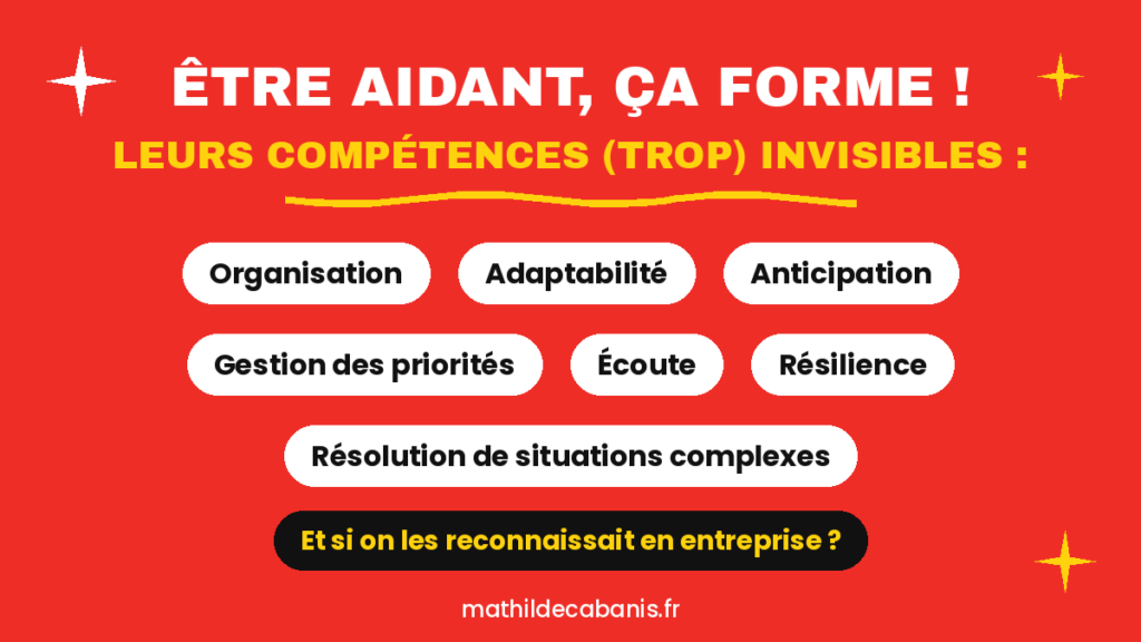 Les compétences développées par les salariés aidants